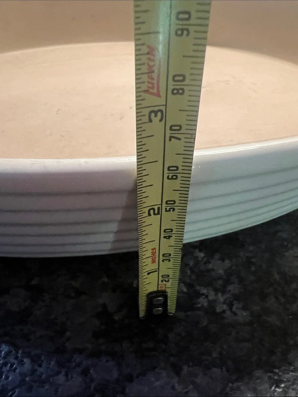 Pampered Chef RETIRED FAMILY HERITAGE Stoneware Oval Baking Dish - Cream.
